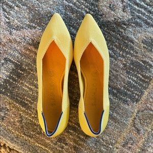 Rothy’s size 7 The Point in marigold yellow, NWOB
